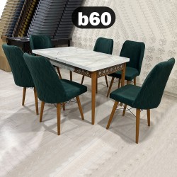 TABLE A MANGER 6 CHAISES...